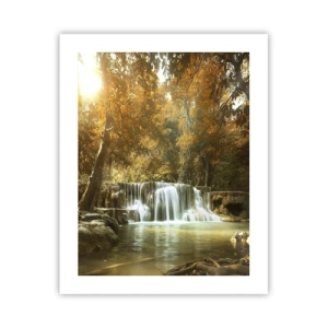Plakát - Parkový vodopád - 40x50 cm