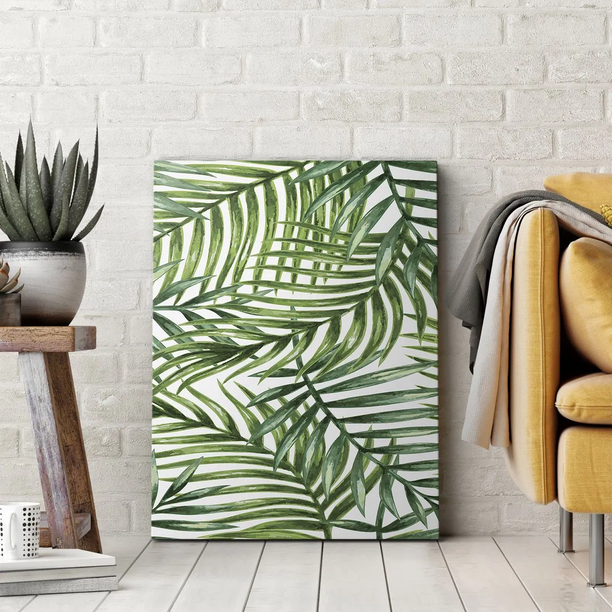 Obraz na plátně - Pod zeleným baldachýnem - 50x70 cm