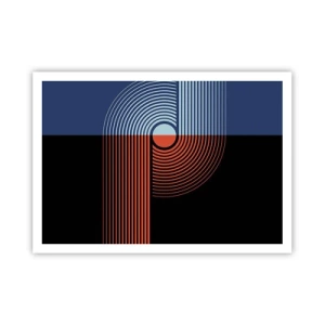 Plakát - V geometrickém objetí - 100x70 cm