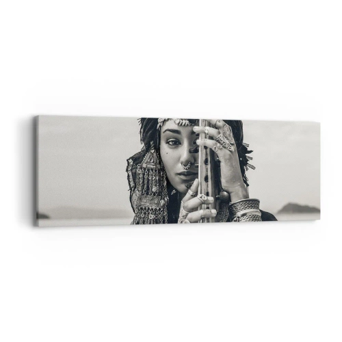Obraz na plátně - Samotná hudba orientu - 90x30 cm