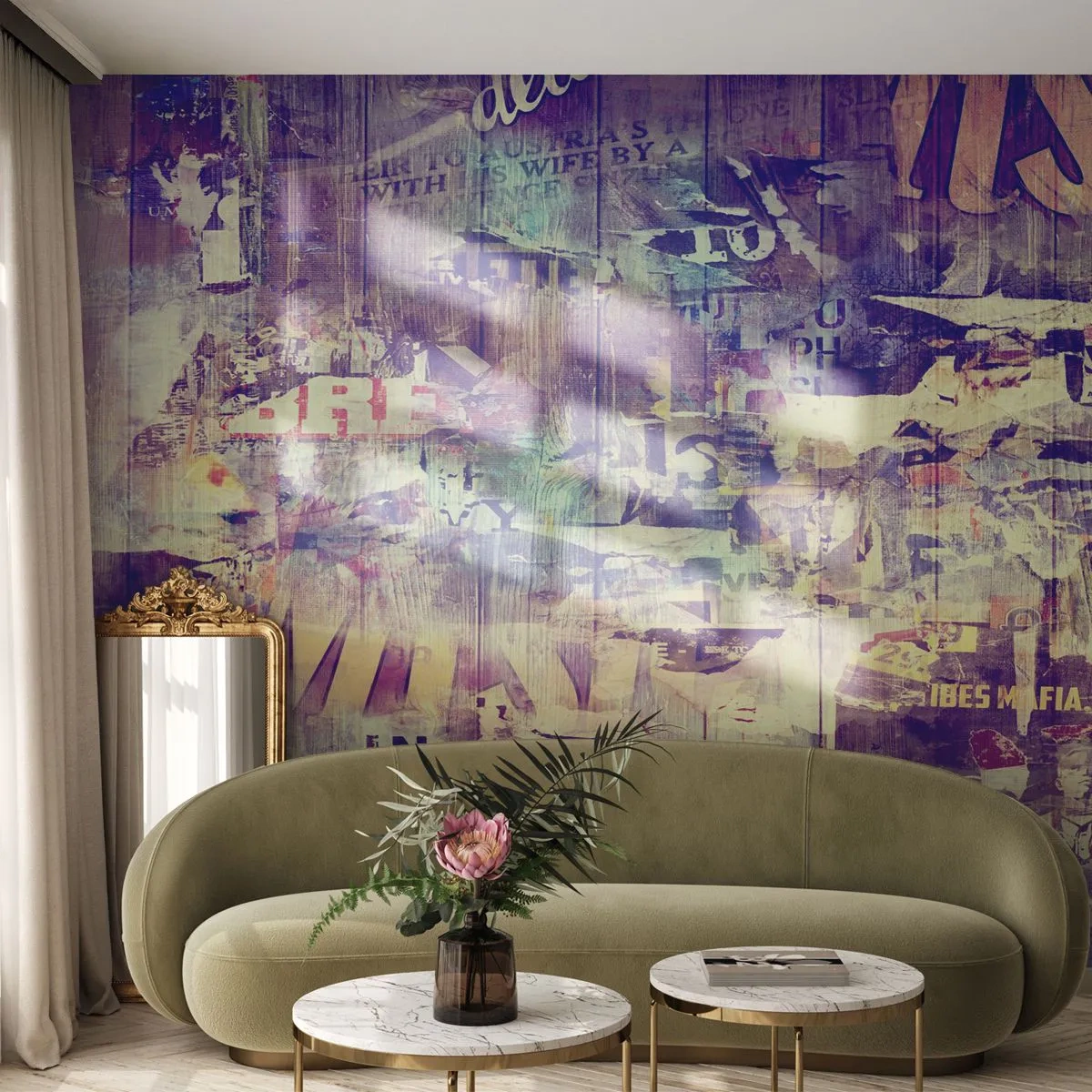 Fototapeta Samolepicí Deluxe Sticker - A tohle zůstane - Graffiti, Nástěnná malba, Grafika - 250x175 cm