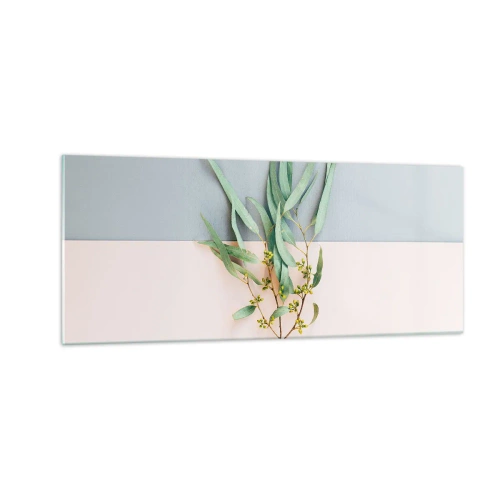Obraz na skle - Pastelová jemnost - 100x40 cm