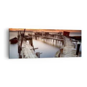 Obraz na plátně - Autentičnost, ne turistická atrapa - 140x50 cm