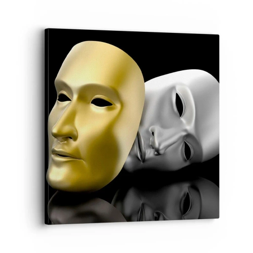 Obraz na plátně - Život je divadlo - 30x30 cm