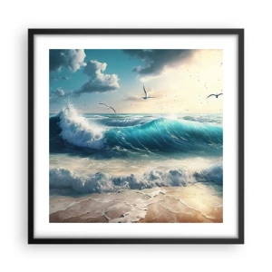 Plakát v černém rámu - Šustění jen pro tebe - 50x50 cm