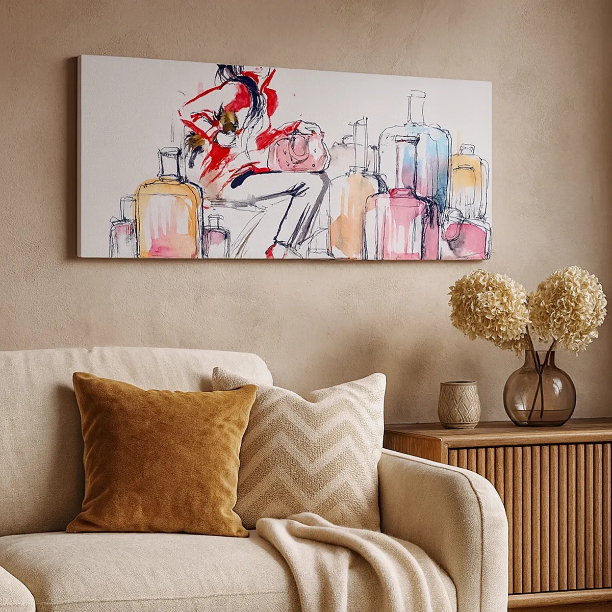 Obraz na plátně - Posaďme se před cestou - 30x30 cm