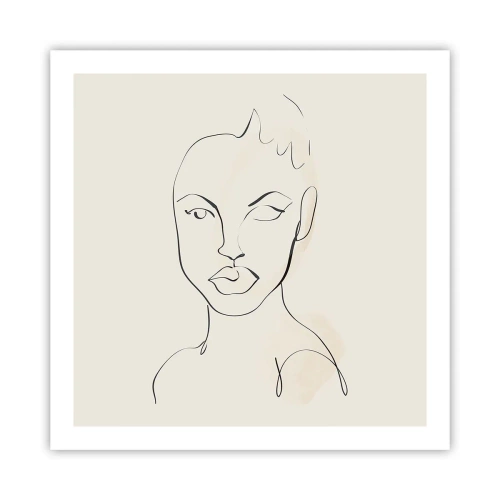 Plakát - Obrys smyslnosti - 60x60 cm