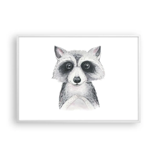 Plakát v bílém rámu - Chvíle dojetí - 100x70 cm