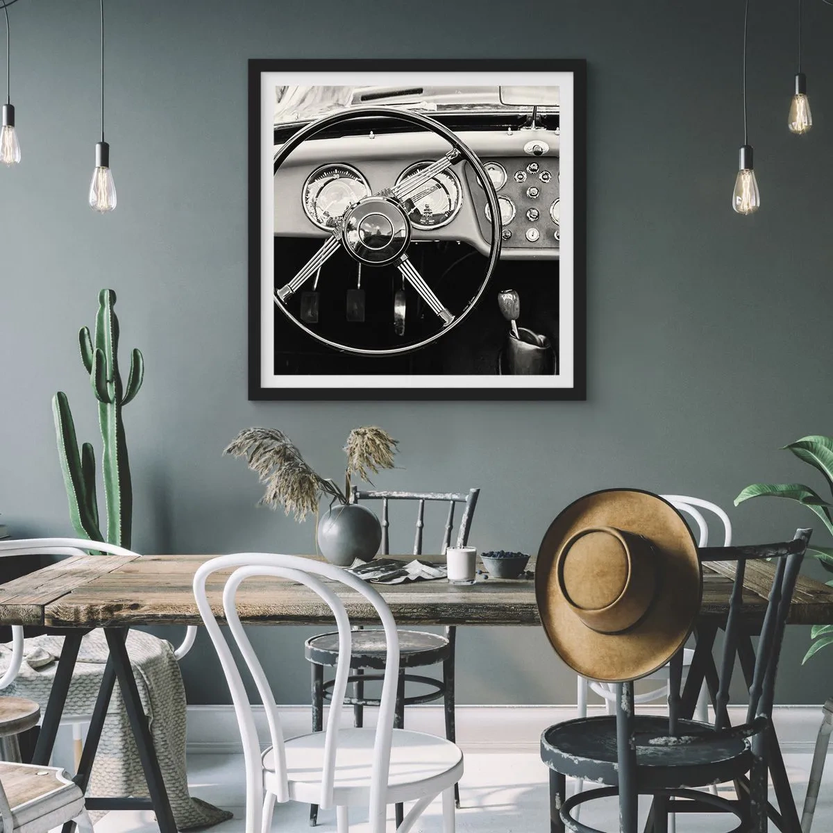 Plakát v černém rámu - Sen sběratele - 60x60 cm