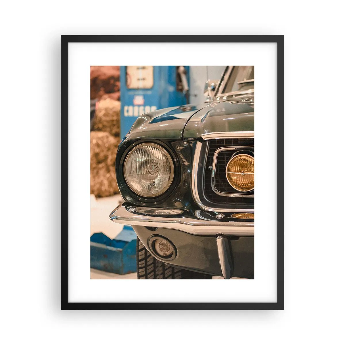 Plakát v černém rámu - Setkání s legendou - 40x50 cm