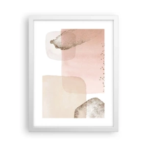 Plakát v bílém rámu - Pohled skrze barvy - 30x40 cm