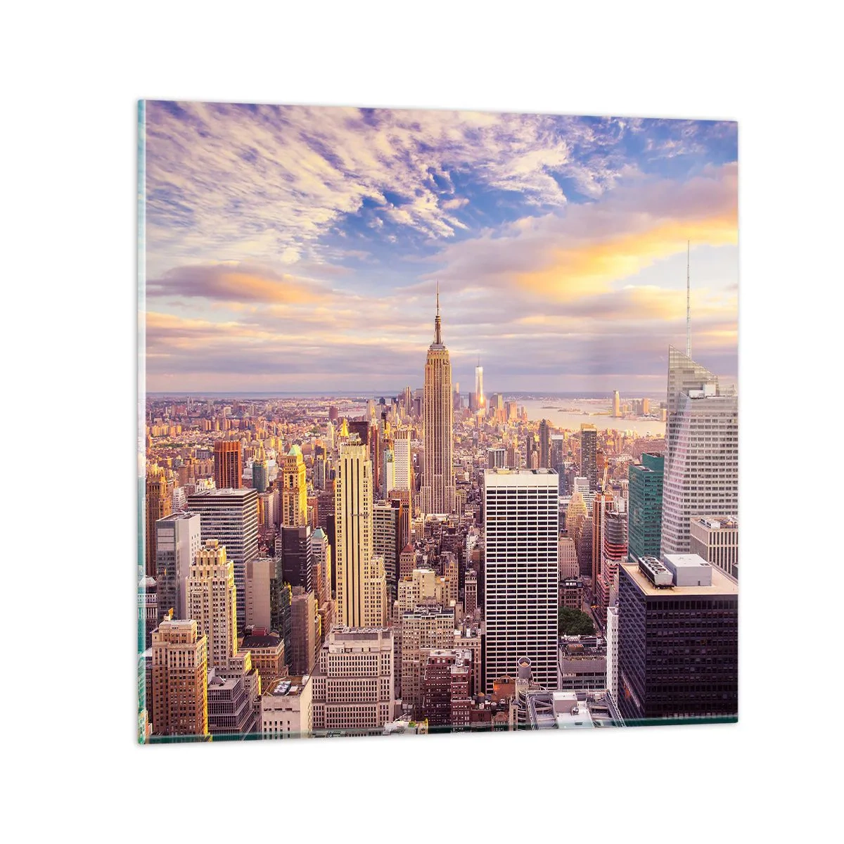 Obraz na skle - Dosáhnout samotná oblaka - 40x40 cm