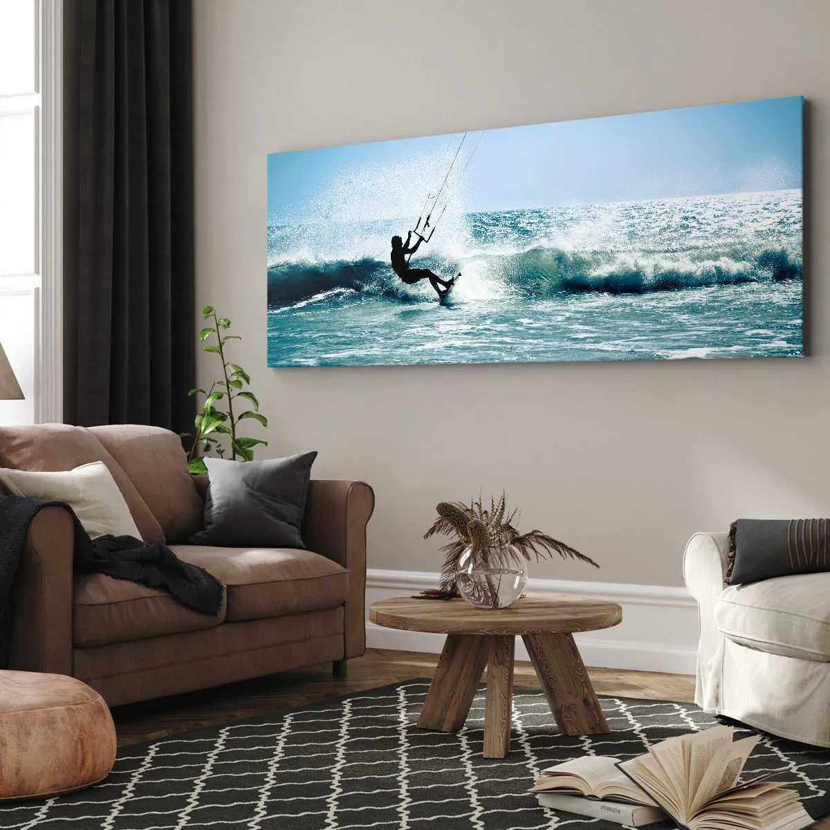 Obraz na plátně - Nechte se unést - 100x40 cm