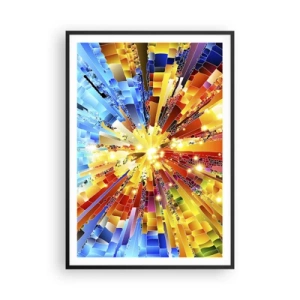 Plakát v černém rámu - In medias res - 70x100 cm