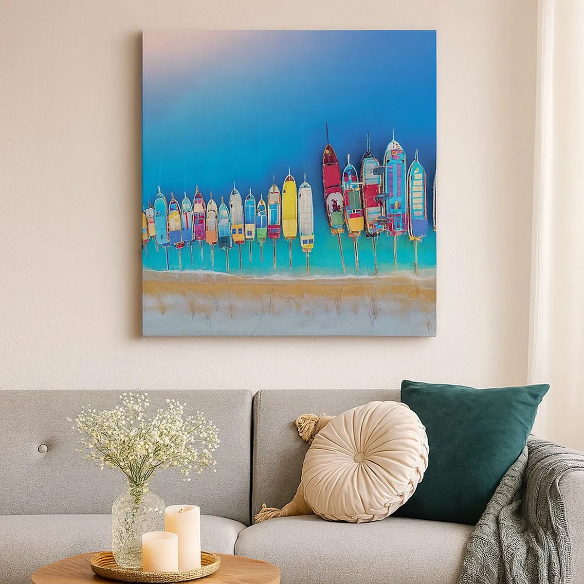 Obraz na plátně - Z ptačí perspektivy - 30x30 cm