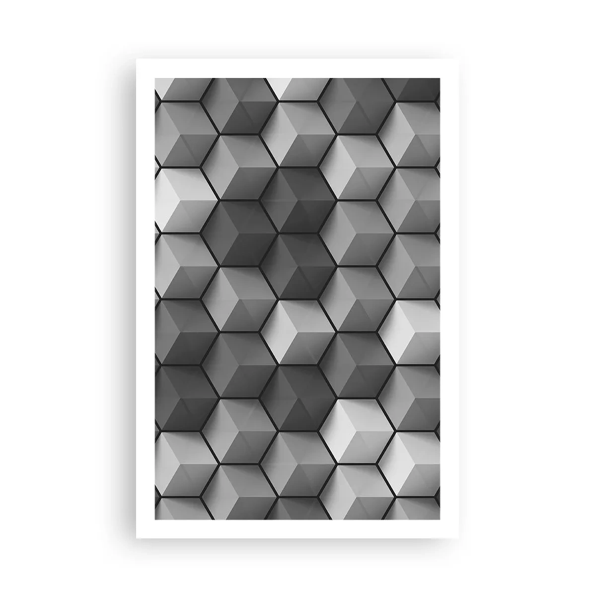Plakát - Kubistické puzzle - 61x91 cm
