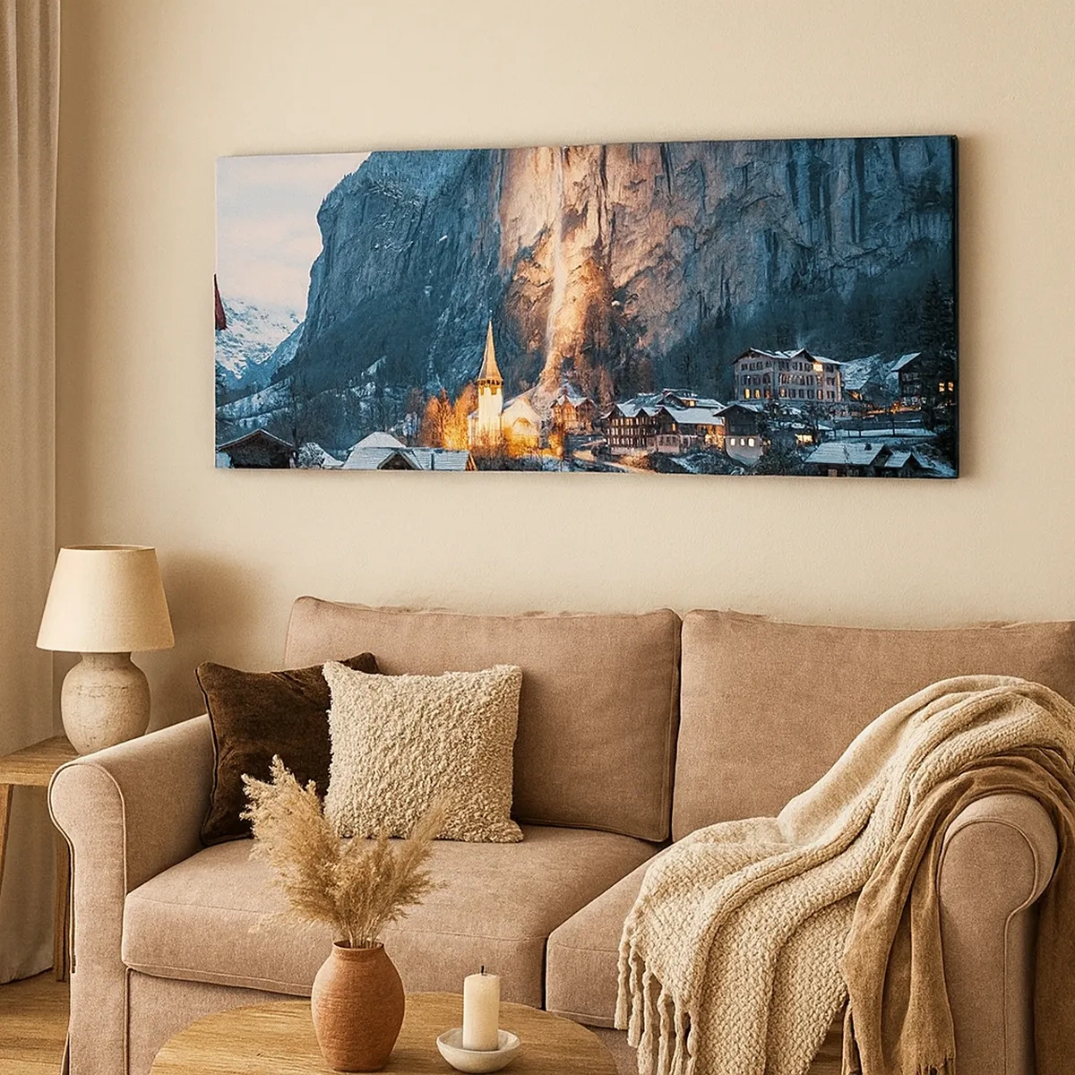 Obraz na plátně - Světlý duch zimy - 30x30 cm