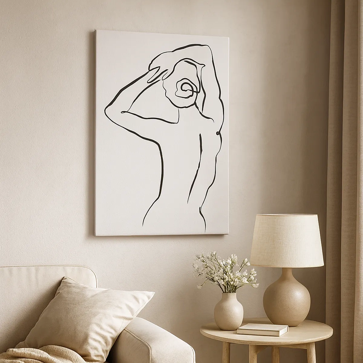 Obraz na plátně - Ranní akt - 50x70 cm