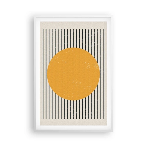 Plakát v bílém rámu - Síla jednoduchosti - 61x91 cm