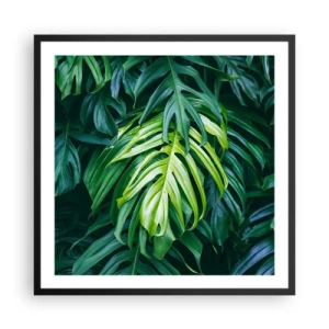 Plakát v černém rámu - Ponořit se do svěžesti - 60x60 cm