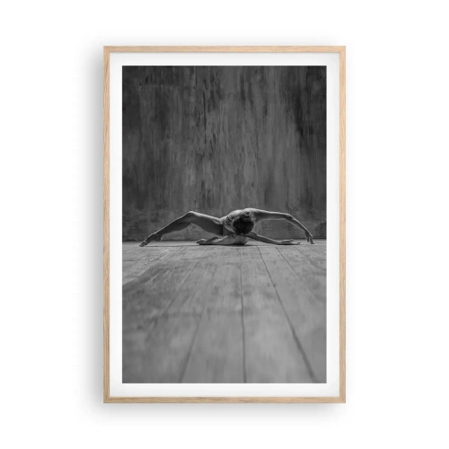 Plakát v rámu světlý dub - Nalezená symetrie - 61x91 cm