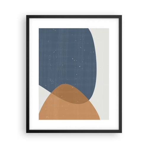 Plakát v černém rámu - Ovály a vlivy - 40x50 cm