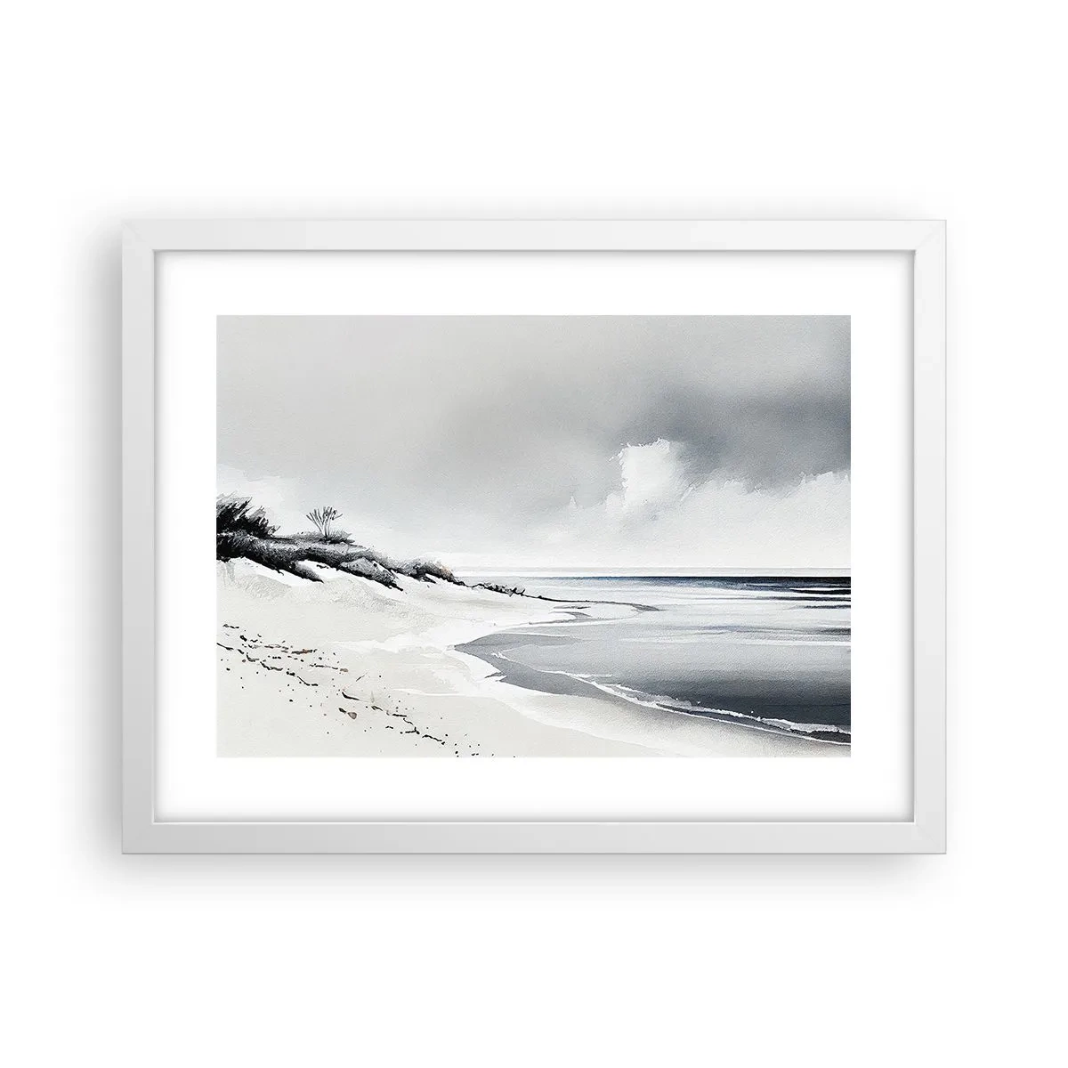 Plakát v bílém rámu - Vždycky spolu - 40x30 cm