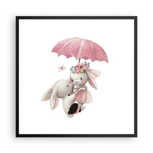 Plakát v černém rámu - To je láska - 60x60 cm