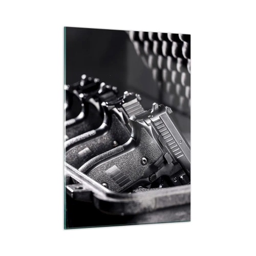 Obraz na skle - Mužský sport - 50x70 cm