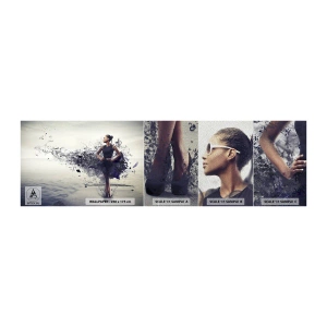 Vzor Fototapety Premium Sand - Africká Venuše - Žena, Abstrakce, Modelka - 100x30 cm