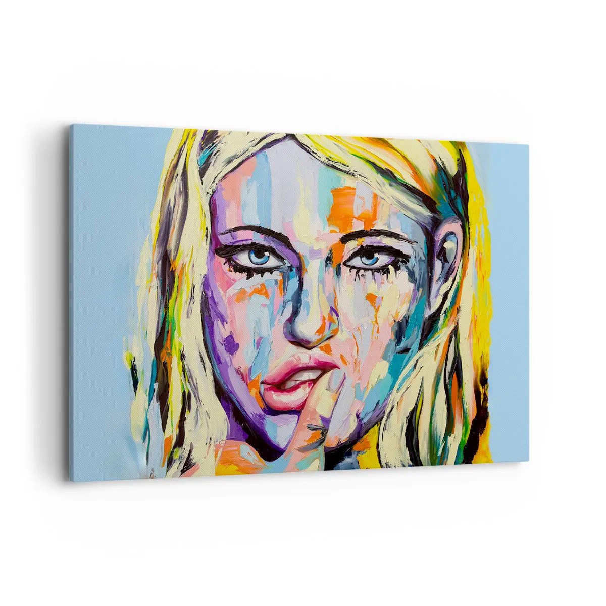 Obraz na plátně - Podívej se jí přímo do očí - 100x70 cm