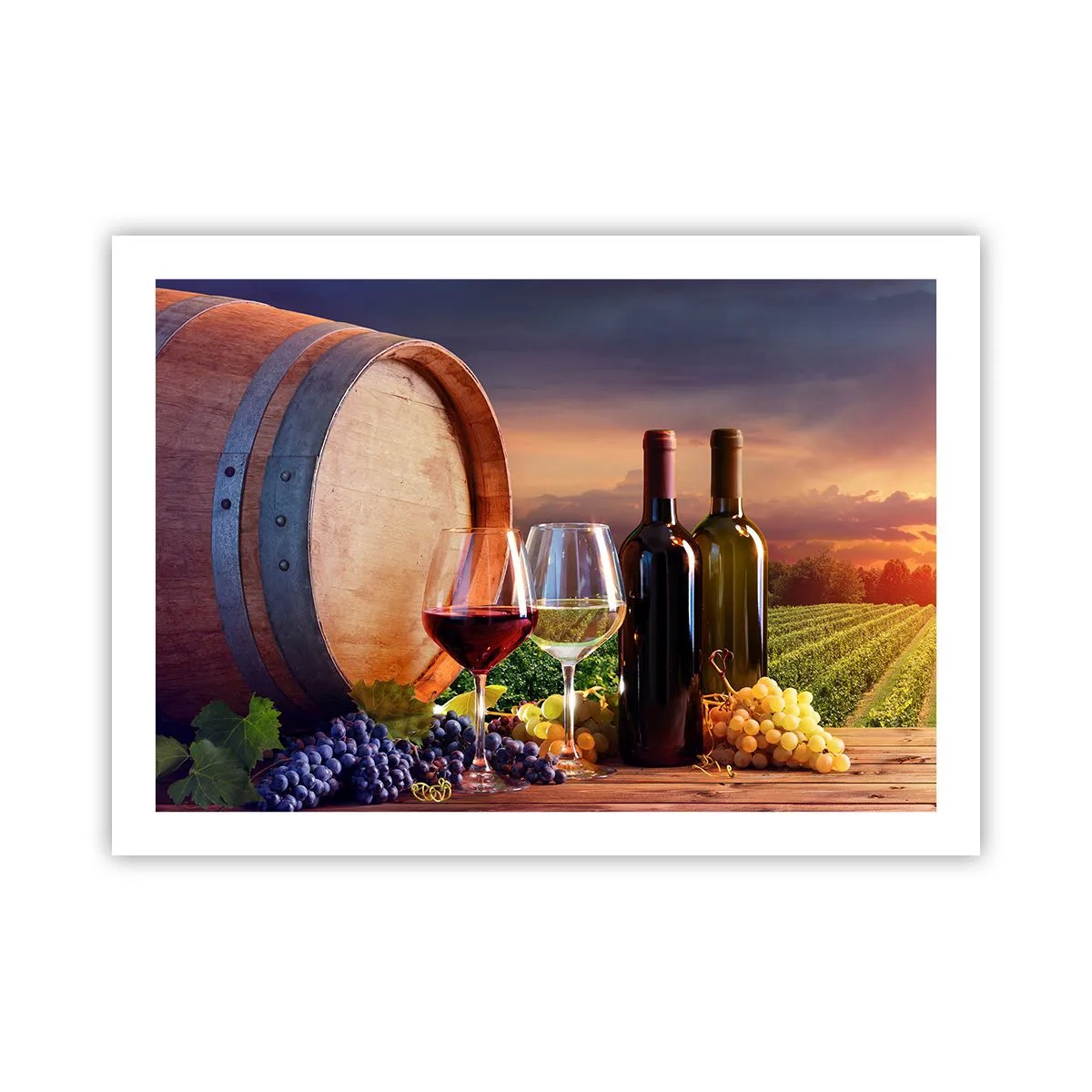 Plakát - Tady má život chuť - 70x50 cm