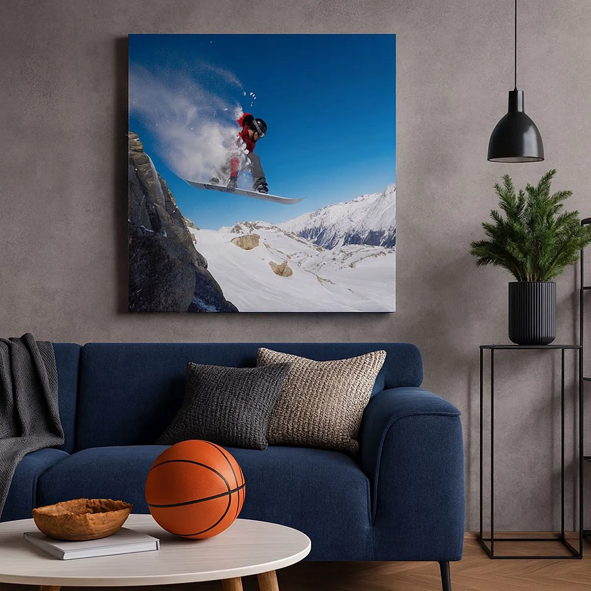 Obraz na plátně - A stal ses součástí prostoru - 30x30 cm