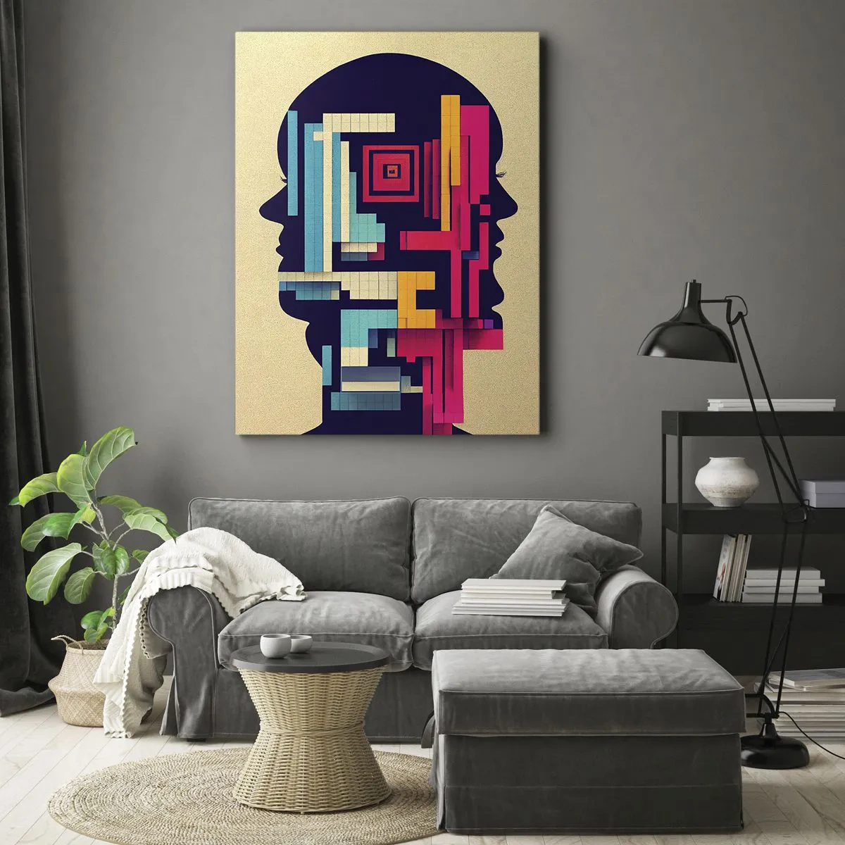 Obraz na plátně - Nové vazby - 45x80 cm