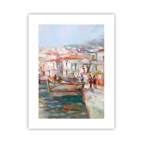 Plakát - Pastelová dovolená - 30x40 cm