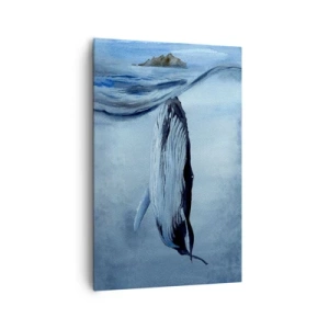 Obraz na plátně - Dva světy severu - 80x120 cm