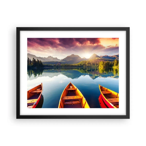 Plakát v černém rámu - Nic proti přírodě - 50x40 cm