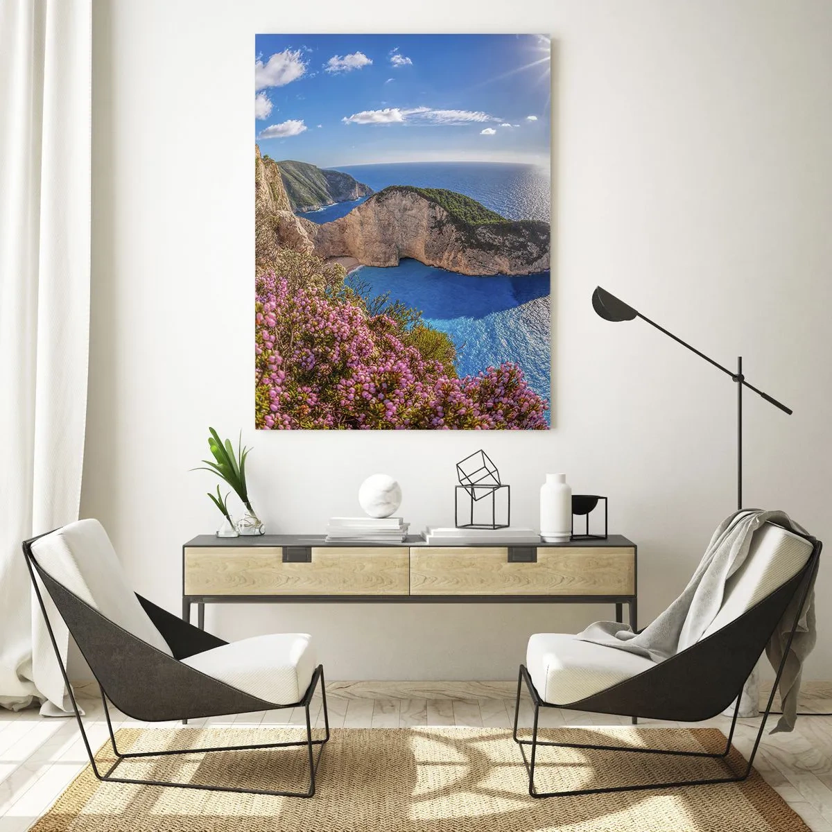 Obraz na skle - Moje velké řecké prázdniny - 50x70 cm