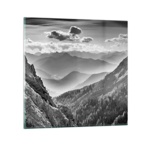 Obraz na skle - Až k obzoru - 50x50 cm