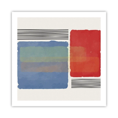 Plakát - Duch a písmeno geometrie - 60x60 cm