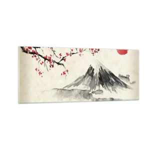 Obraz na skle - Zamilujte se do Japonska - 100x40 cm