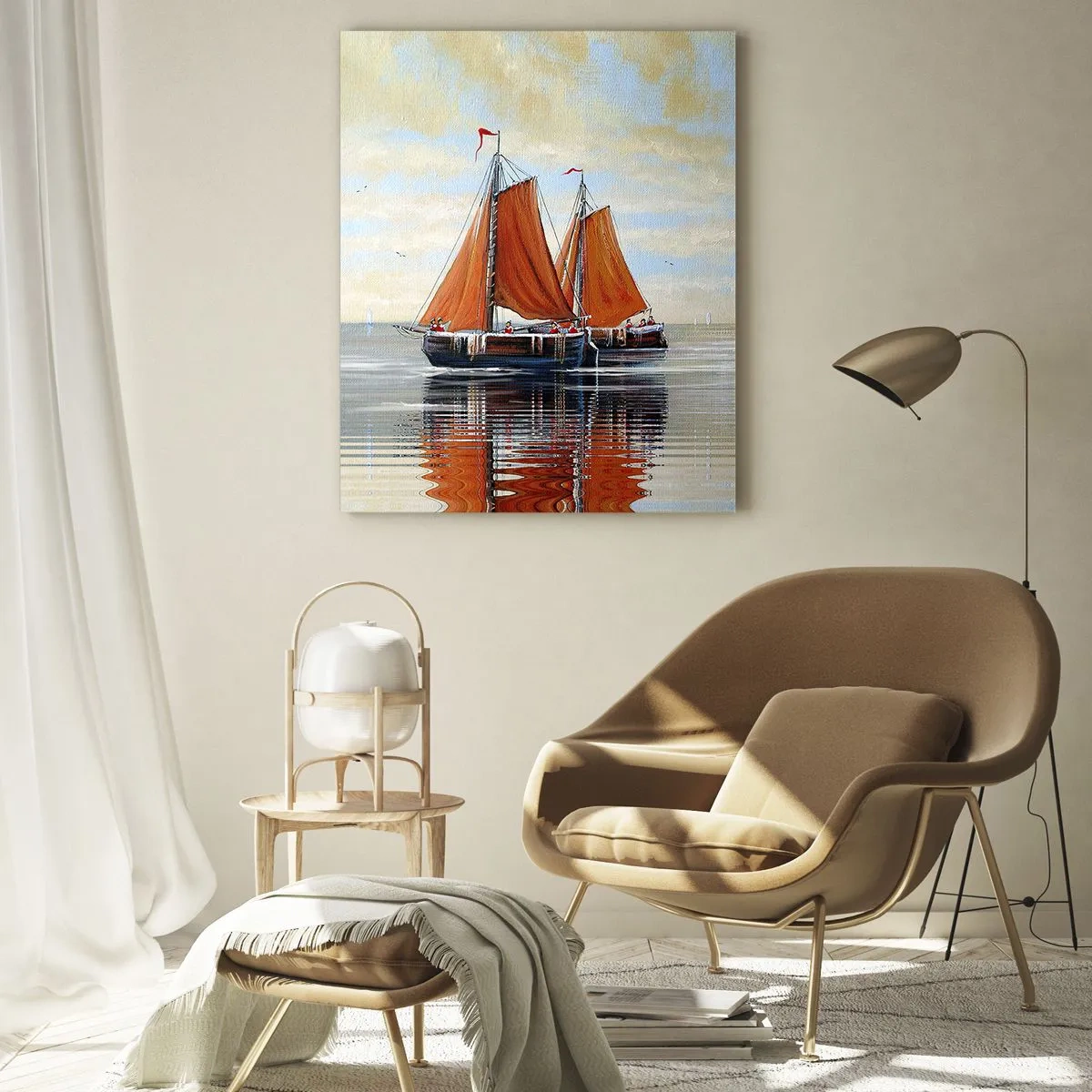 Obraz na skle - Pluj, námořníku… - 50x70 cm