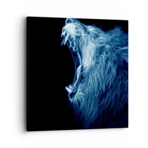 Obraz na plátně - Ohnivý hněv krále - 40x40 cm