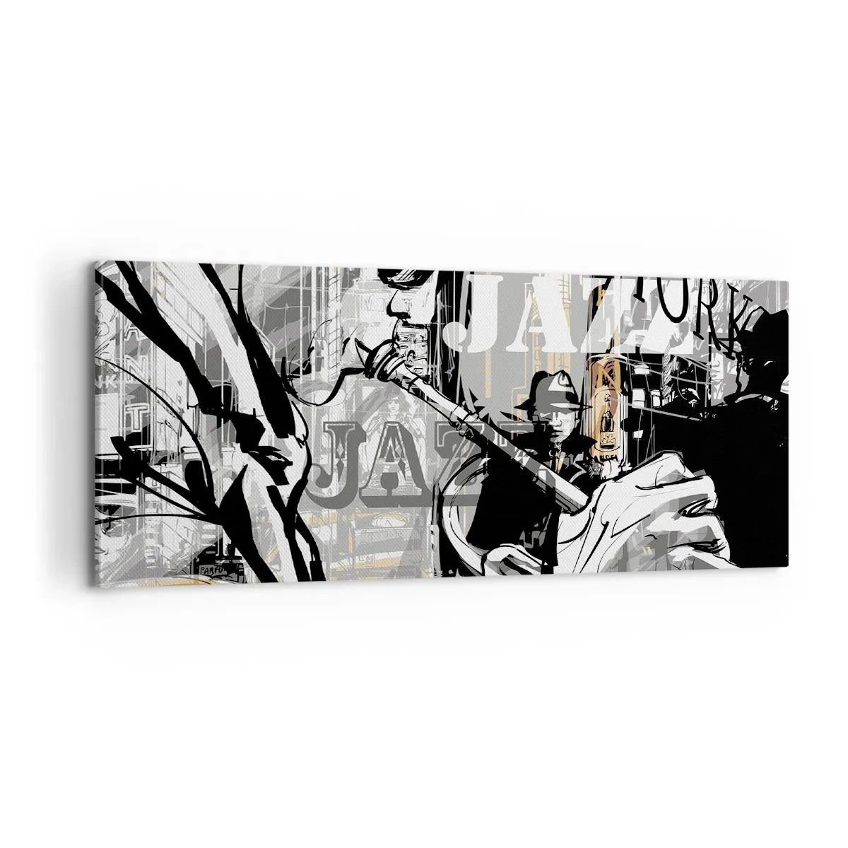 Obraz na plátně - V rytmu New Yorku - 100x40 cm