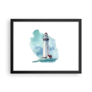 Plakát v černém rámu - Něžná sestra blankytu - 40x30 cm