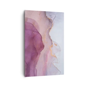 Obraz na plátně - Fialové a lilové vlny - 80x120 cm