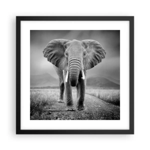 Plakát v černém rámu - Hostitel vítá - 40x40 cm