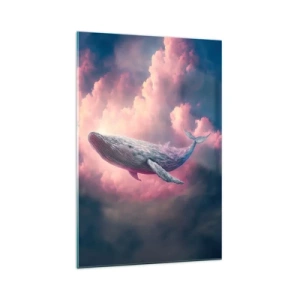Obraz na skle - Otři si oči - 70x100 cm