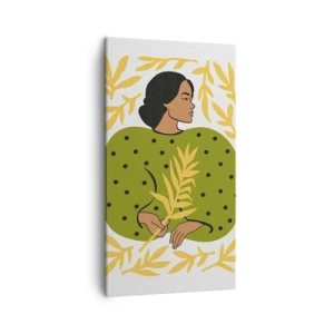 Obraz na plátně - Havajská dívka - 45x80 cm