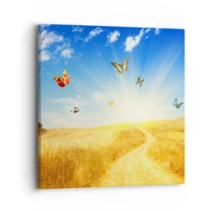 Obraz na plátně - Jak nemilovat léto? - 40x40 cm